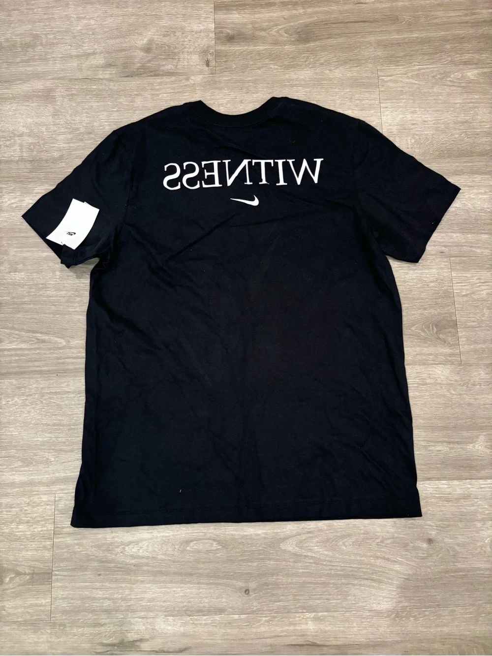 Nike LeBron James X Saquon Barkley ‘WITNESS’ Hurdle Tee | Men’s Large (L) BLACK